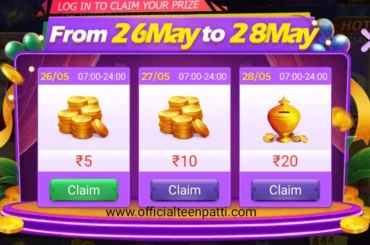 Teen Patti Master May 2024 Extra Bonus Claim Fast